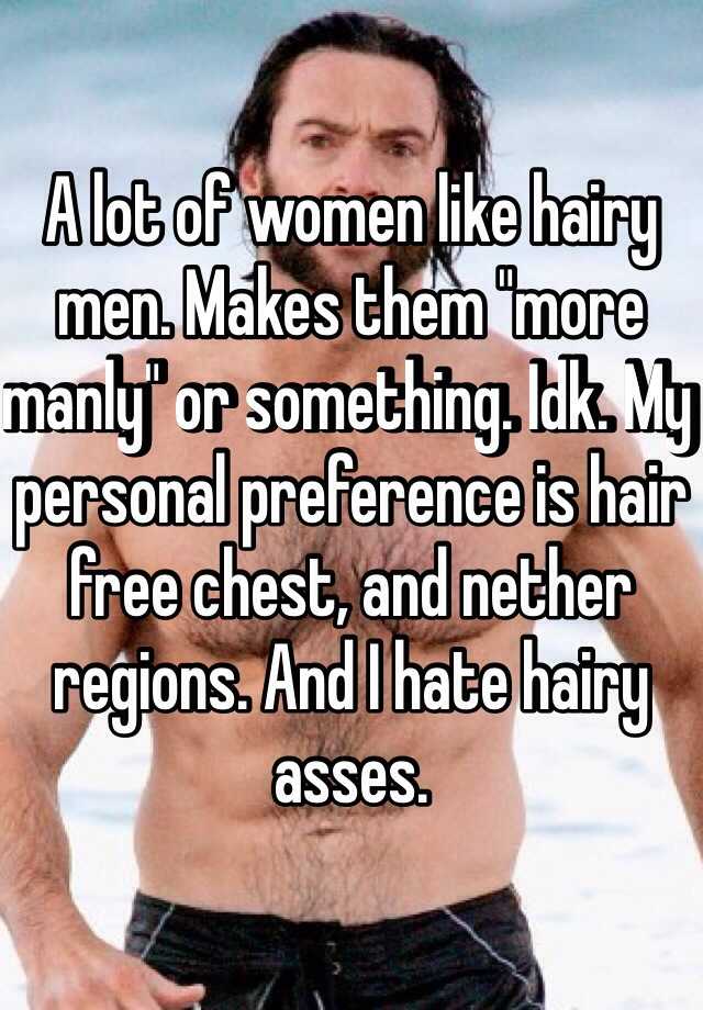 Hairy Asses Men